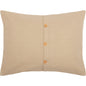 Burlap Vintage Standard Sham 21x27