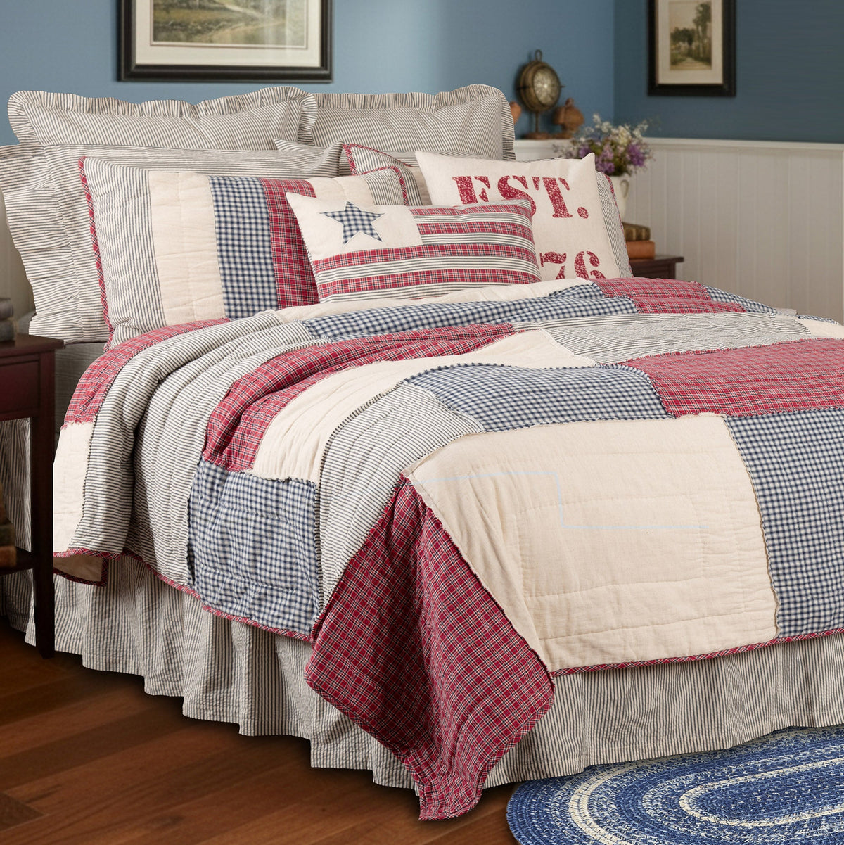 Hatteras Patch King Quilt 105Wx95L