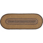 Kettle Grove Jute Runner Stencil Stars Border 13x36
