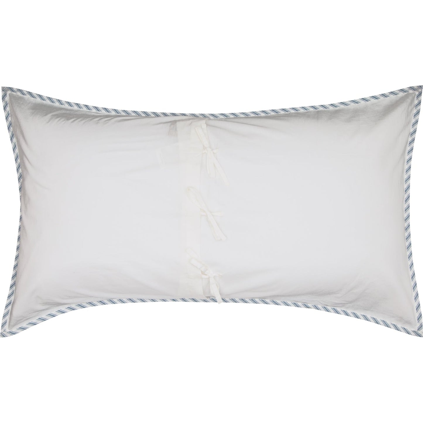 Sawyer Mill Blue Ticking Stripe King Sham 21x37