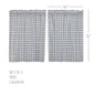 Sawyer Mill Blue Plaid Tier Set of 2 L36xW36