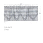 Sawyer Mill Blue Valance Layered 20x60