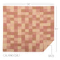 Sawyer Mill Red California King Quilt 130Wx115L