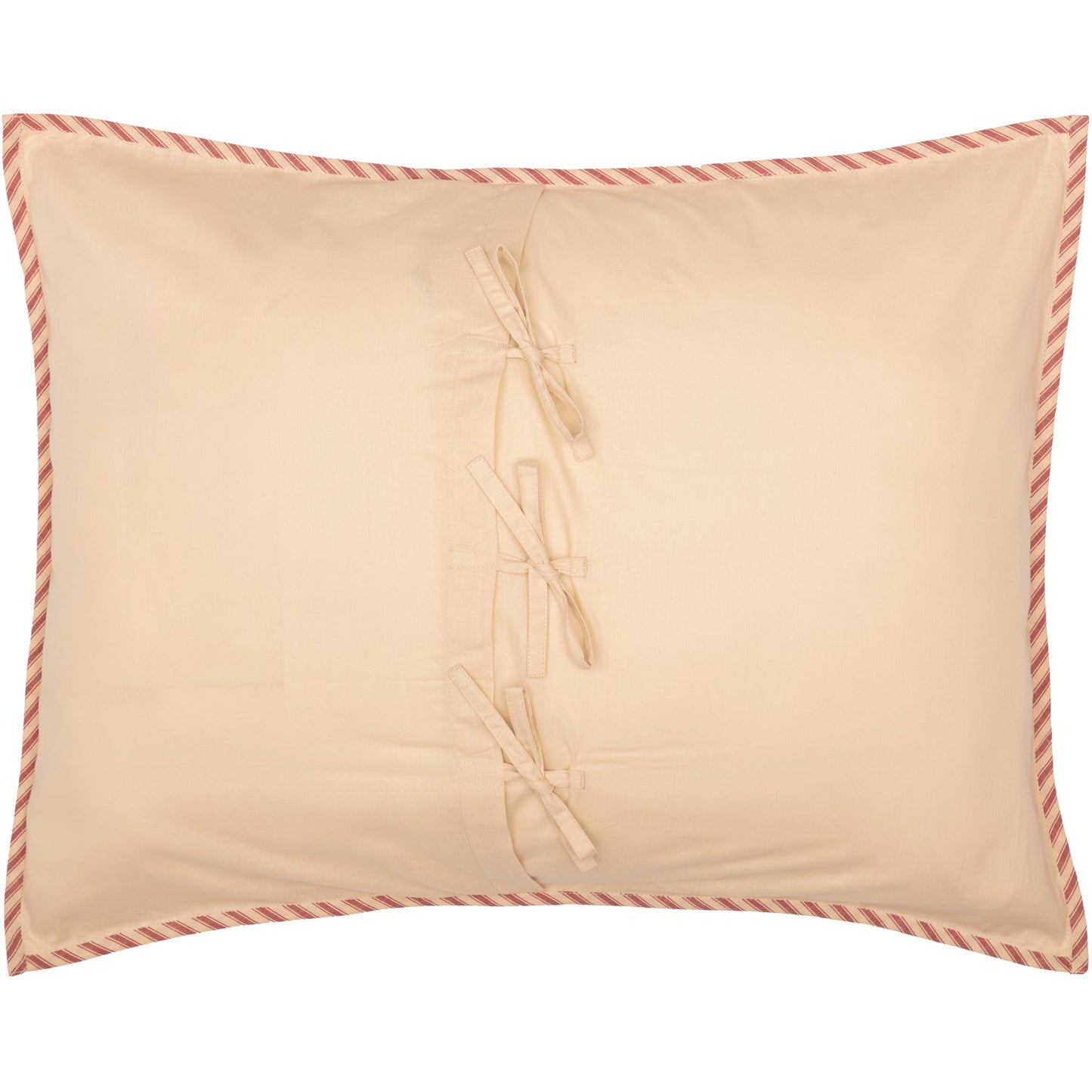 Sawyer Mill Red Ticking Stripe Standard Sham 21x27