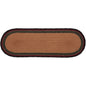 Wyatt Stenciled Bear Jute Runner 8x24
