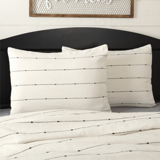 Farmcloth Stripe Standard Sham 27Lx21W