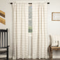 Farmcloth Stripe Panel Set of 2 84Lx40W