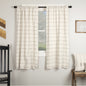 Farmcloth Stripe Short Panel Set of 2 63Lx36W