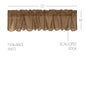 Cedar Ridge Valance Scalloped 16x72