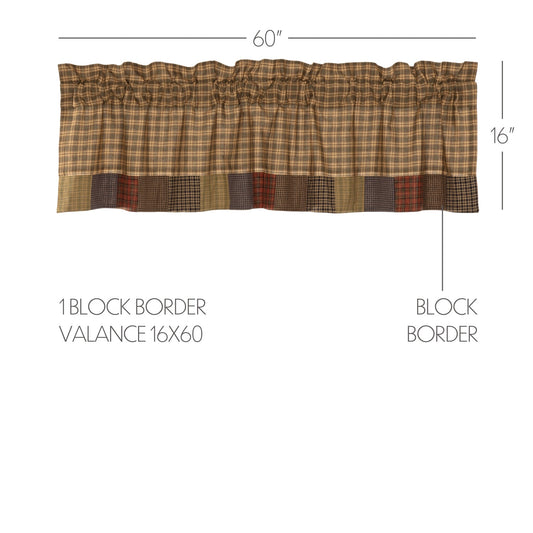 Cedar Ridge Valance Block Border 16x60