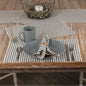 Farmhouse Ticking Gray Napkin Set of 4 18Lx18W