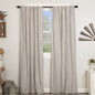Market Place Blue Ticking Stripe Panel Set of 2 84Lx40W