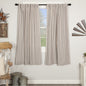 Market Place Blue Ticking Stripe Short Panel Set of 2 63Lx36W