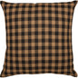 Black Check Prim Blessings Pillow 12x12
