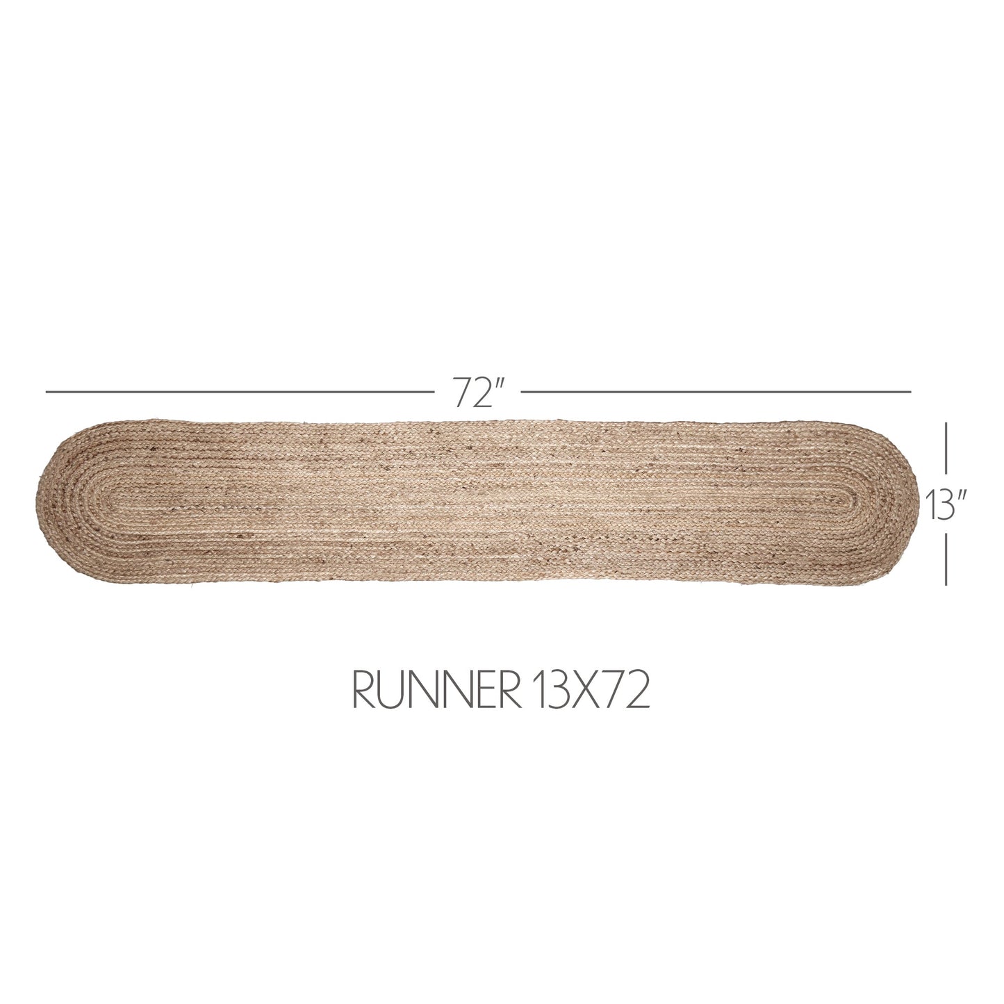 Natural Jute Runner 13x72