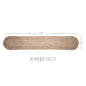 Natural Jute Runner 13x72