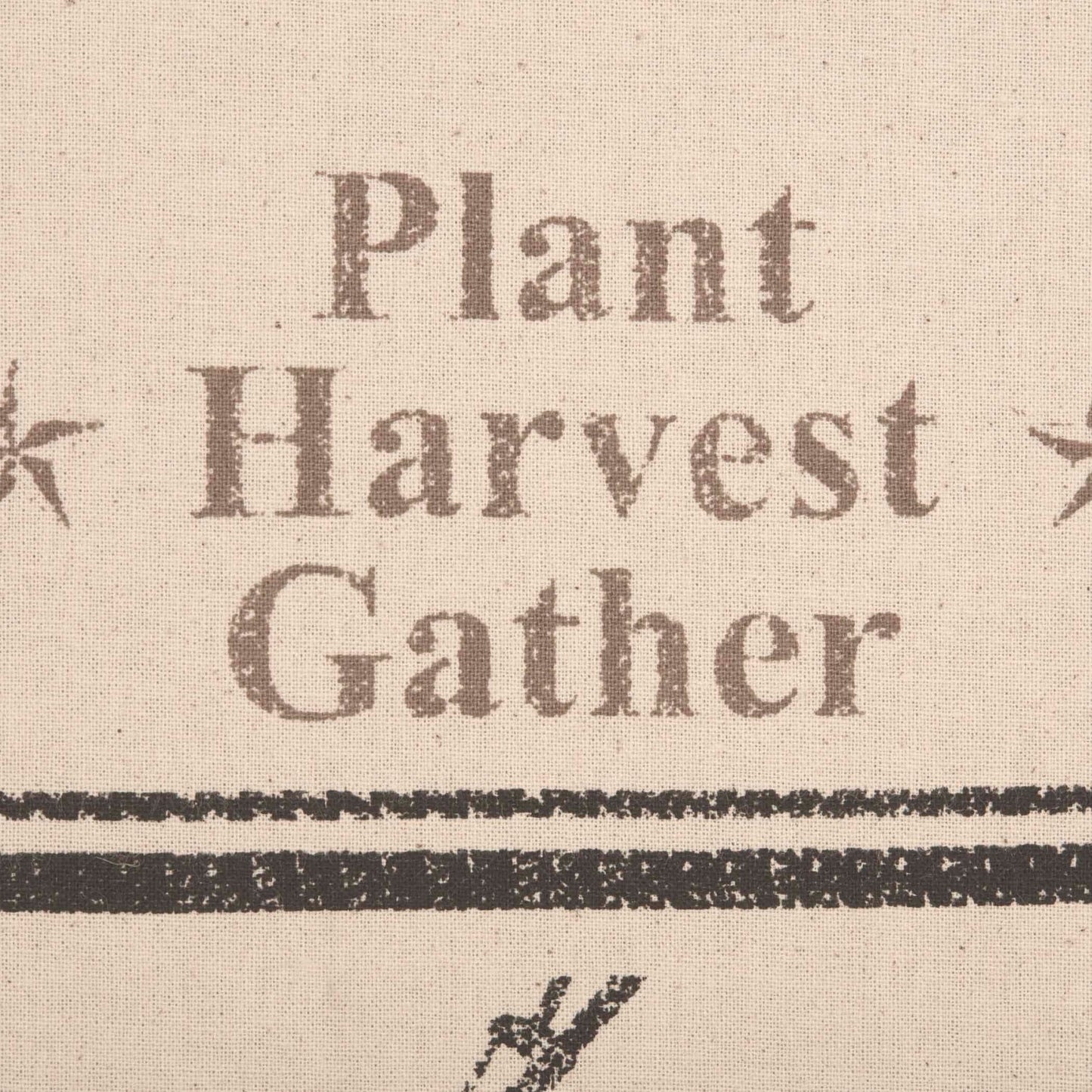 Farmhouse Kitchen Tea Towels Sawyer Mill Charcoal Plow & Corn Rustic Muslin Cotton Dish Towel Set (2), 19x28