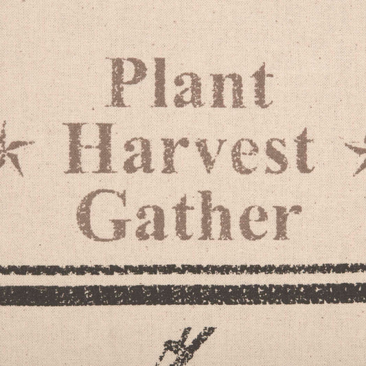 Farmhouse Kitchen Tea Towels Sawyer Mill Charcoal Plow & Corn Rustic Muslin Cotton Dish Towel Set (2), 19x28