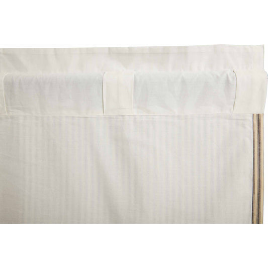Sawyer Mill Farmhouse Charcoal Gathered Rod Pocket Window Valance 20x90