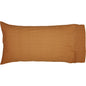 Stratton King Pillow Case w/Applique Star Set of 2 21x40