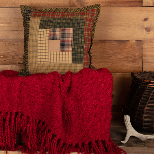 Tea Cabin Patch Pillow