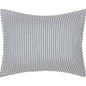 Sawyer Mill Blue Ticking Stripe 5pc Daybed Quilt Set (1 Quilt, 1 Bed Skirt, 3 Standard Shams)