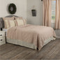 Market Place Red Luxury King Quilt 105Lx120W