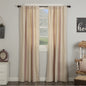 Market Place Red Grain Sack Stripe Panel Set of 2 84Lx40W