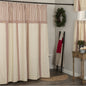 Market Place Red Stripe Shower Curtain 72Lx72W