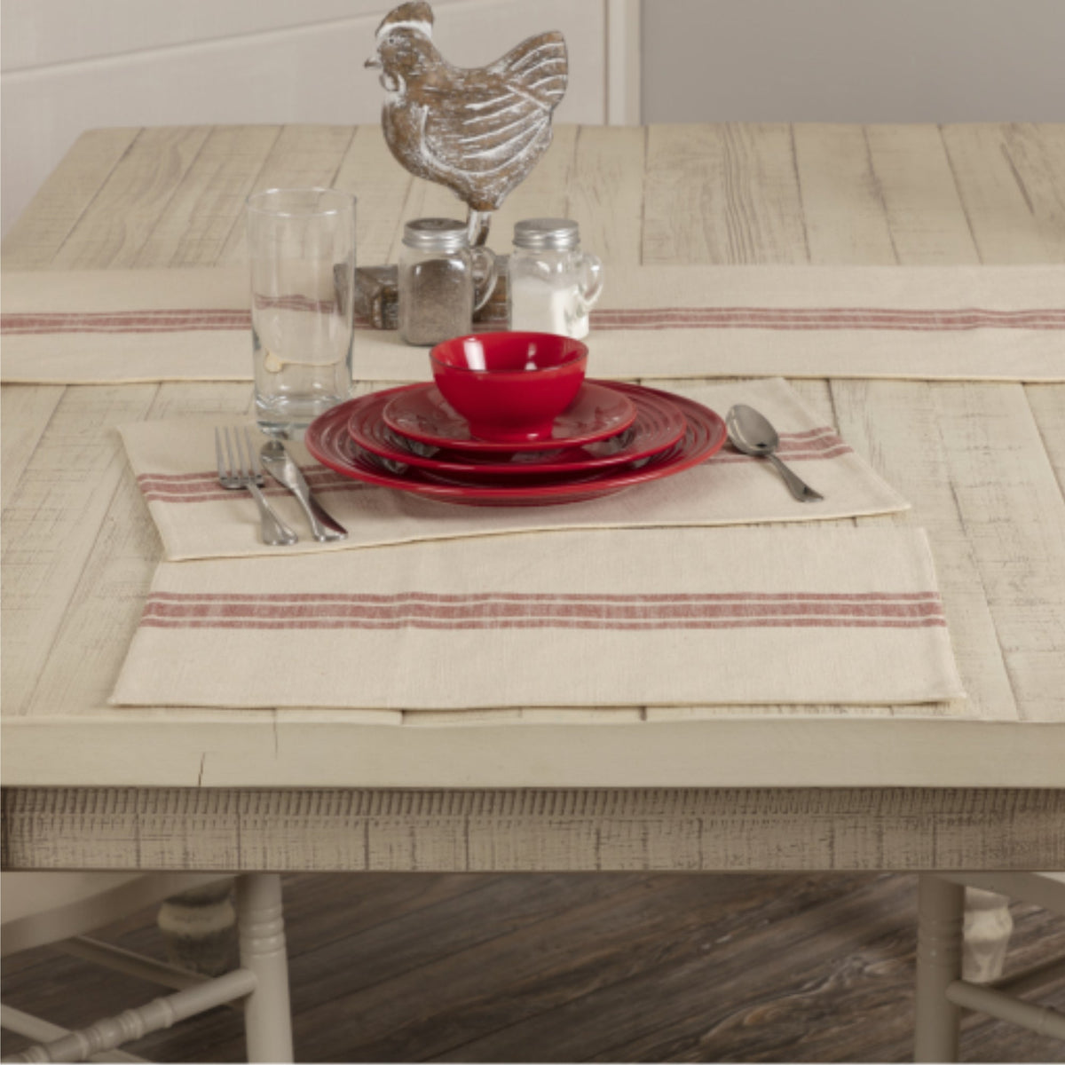 Market Place Red Placemat Set of 4