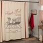 Sleigh Bells Ring Shower Curtain 72Lx72W