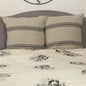 Mill House Stripe Black Euro Sham 26Lx26W