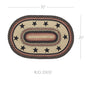 Colonial Star Jute Rug Oval 20x30