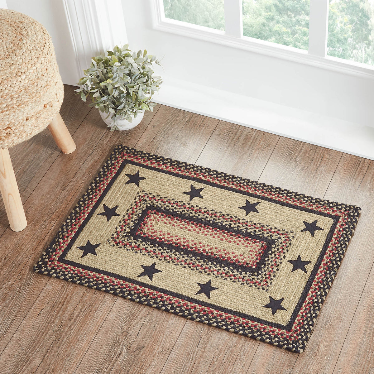 Colonial Star Jute Rug Rect 20x30