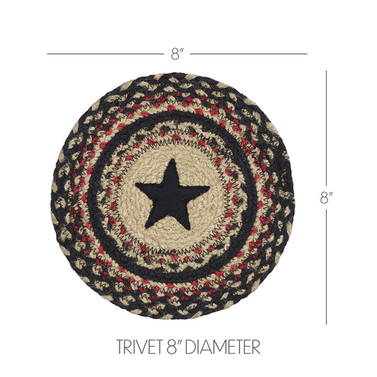Colonial Star Jute Trivet 8