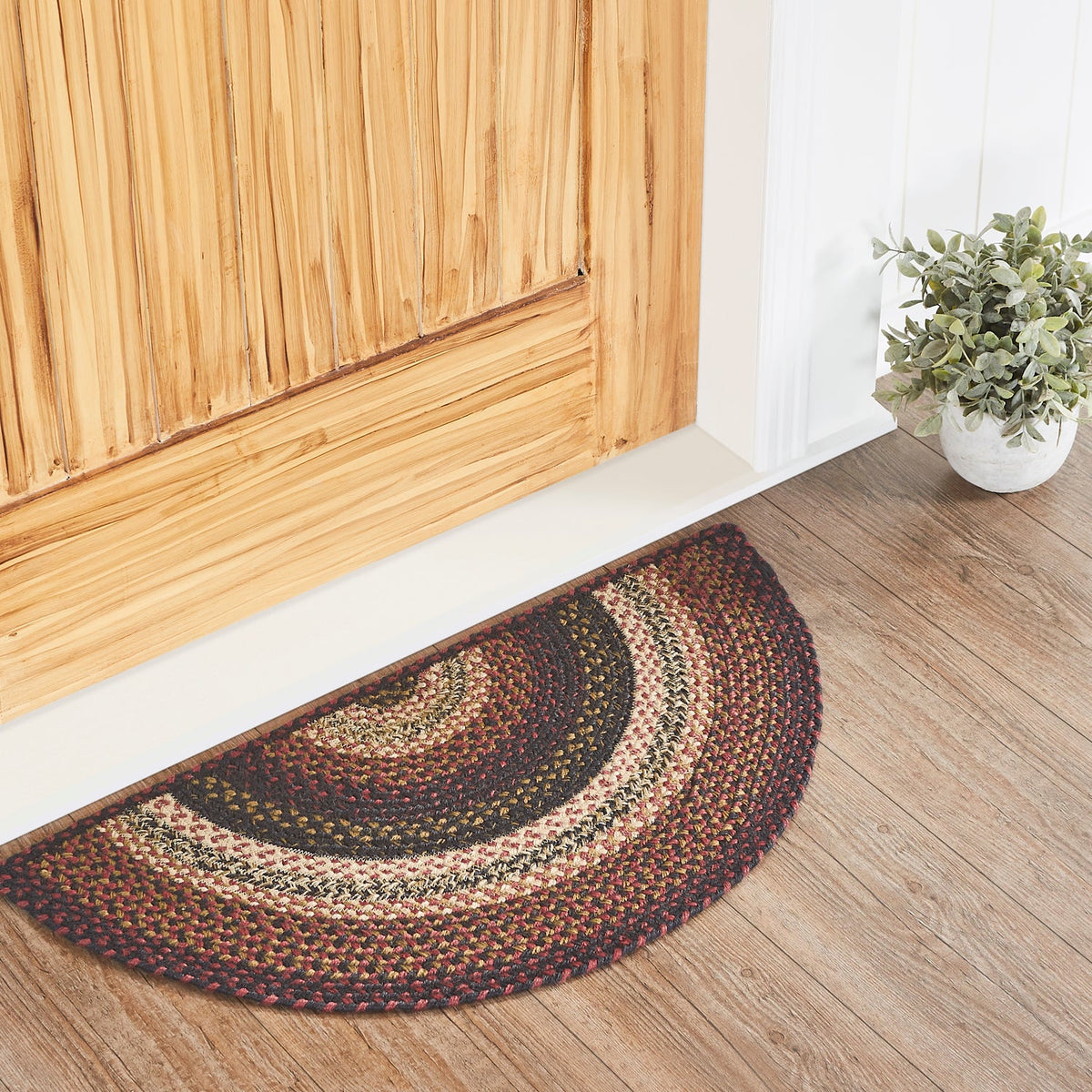 Beckham Jute Rug Half Circle 16.5x33