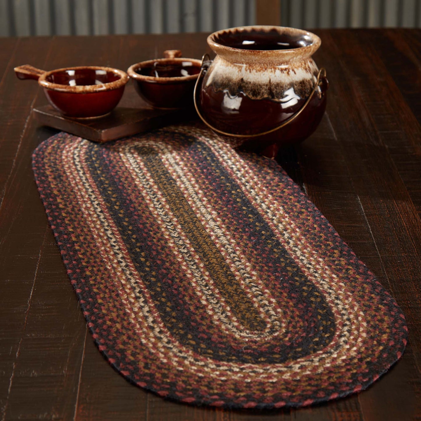 Beckham Jute Oval Runner