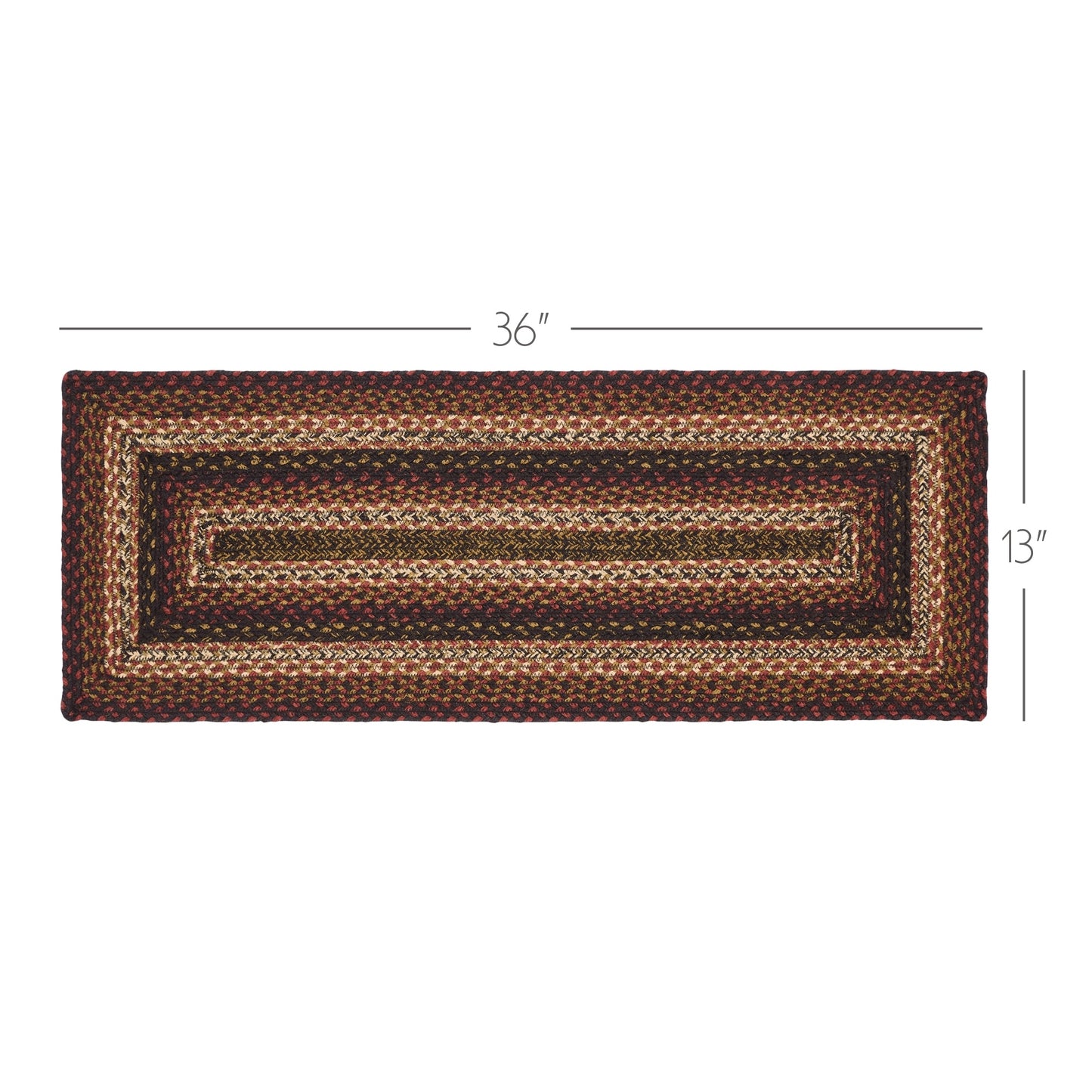 Beckham Jute Rect Runner 13x36