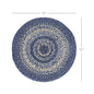 Great Falls Blue Jute Trivet 15