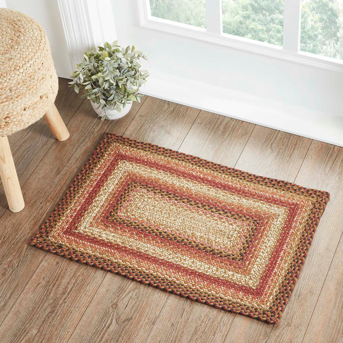 Ginger Spice Jute Rug Rect 20x30