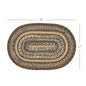 Espresso Jute Oval Placemat 12x18