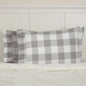 Madison Check Gray King Pillow Case Set of 2 37Lx21W+4