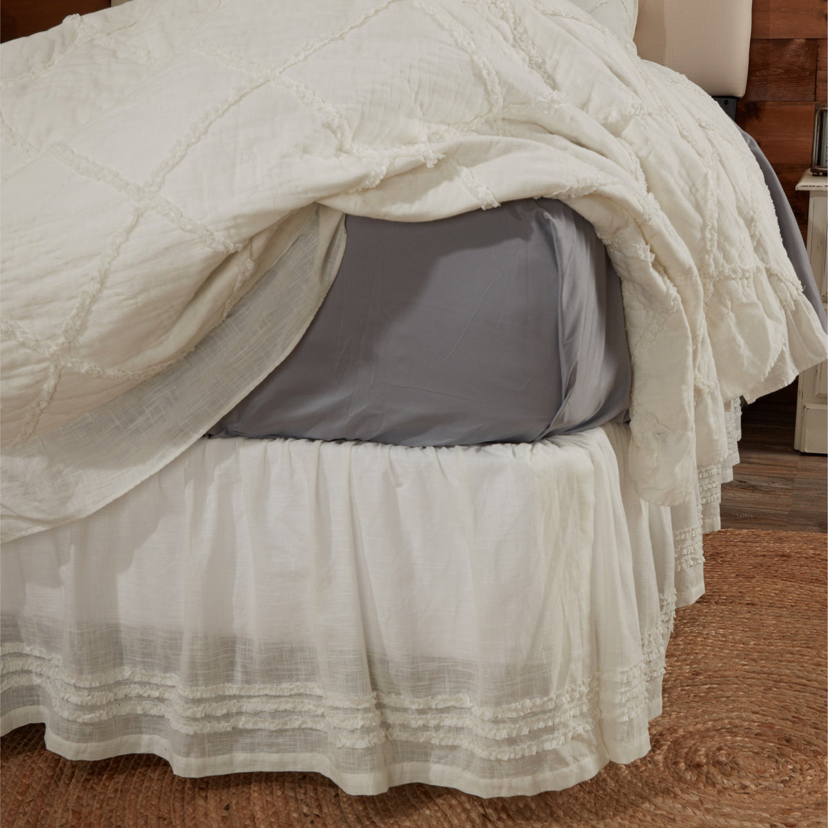 Kathryn California King Bed Skirt 84Lx72Wx16