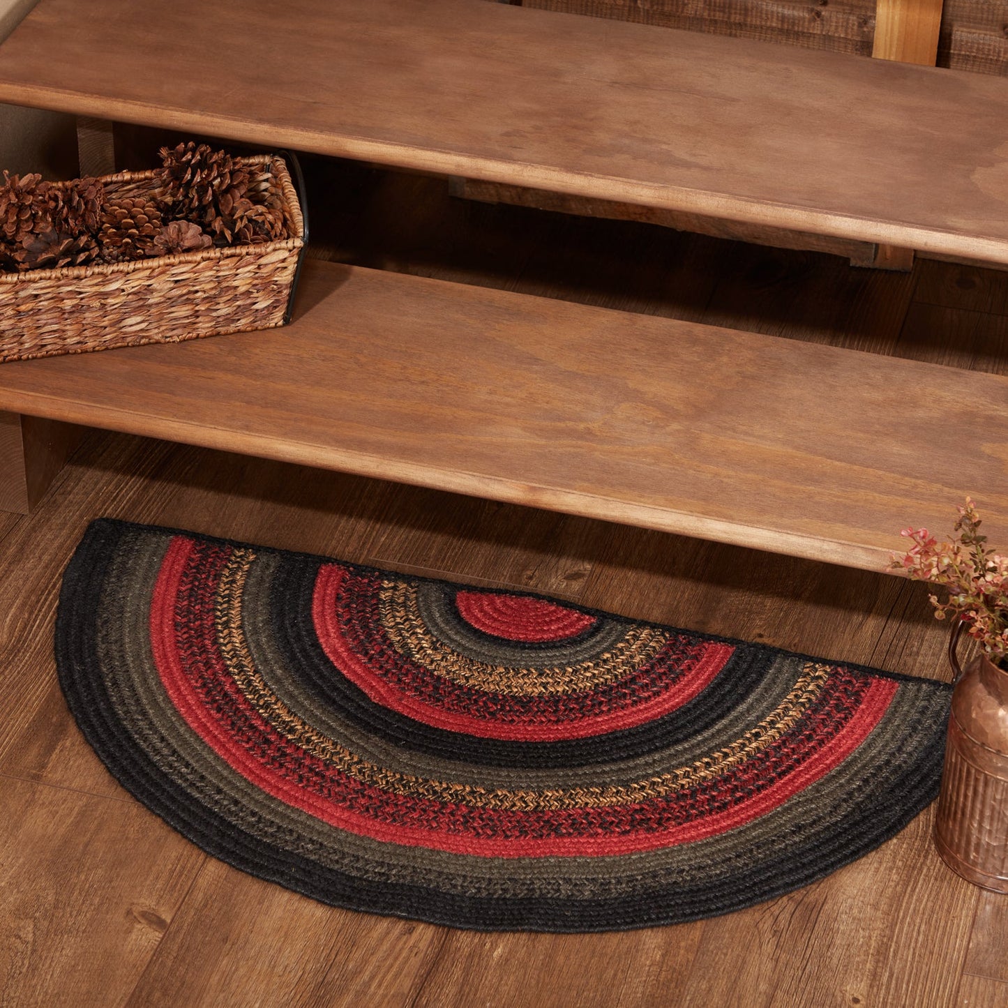 Cumberland Jute Rug Half Circle 16.5x33