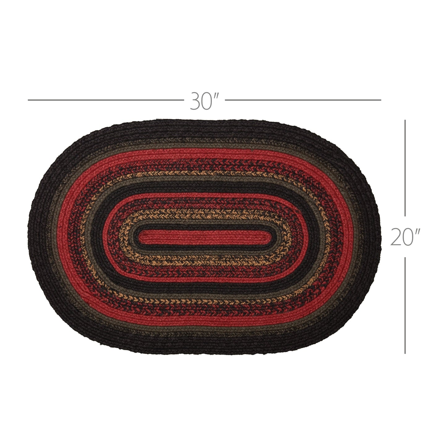 Cumberland Jute Rug Oval 20x30