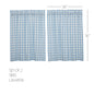 Annie Buffalo Blue Check Tier Set of 2 L36xW36