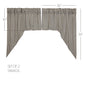 Ashmont Ticking Stripe Swag Set of 2 36x36x16