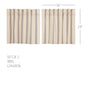 Grace Grain Sack Stripe Tier Set of 2 L24xW36