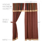Maisie Panel with Attached Patch Valance Set of 2 84x40