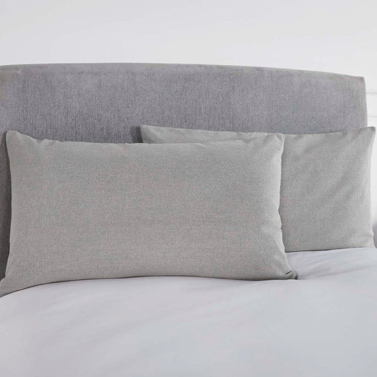 Burlap Dove Grey King Sham